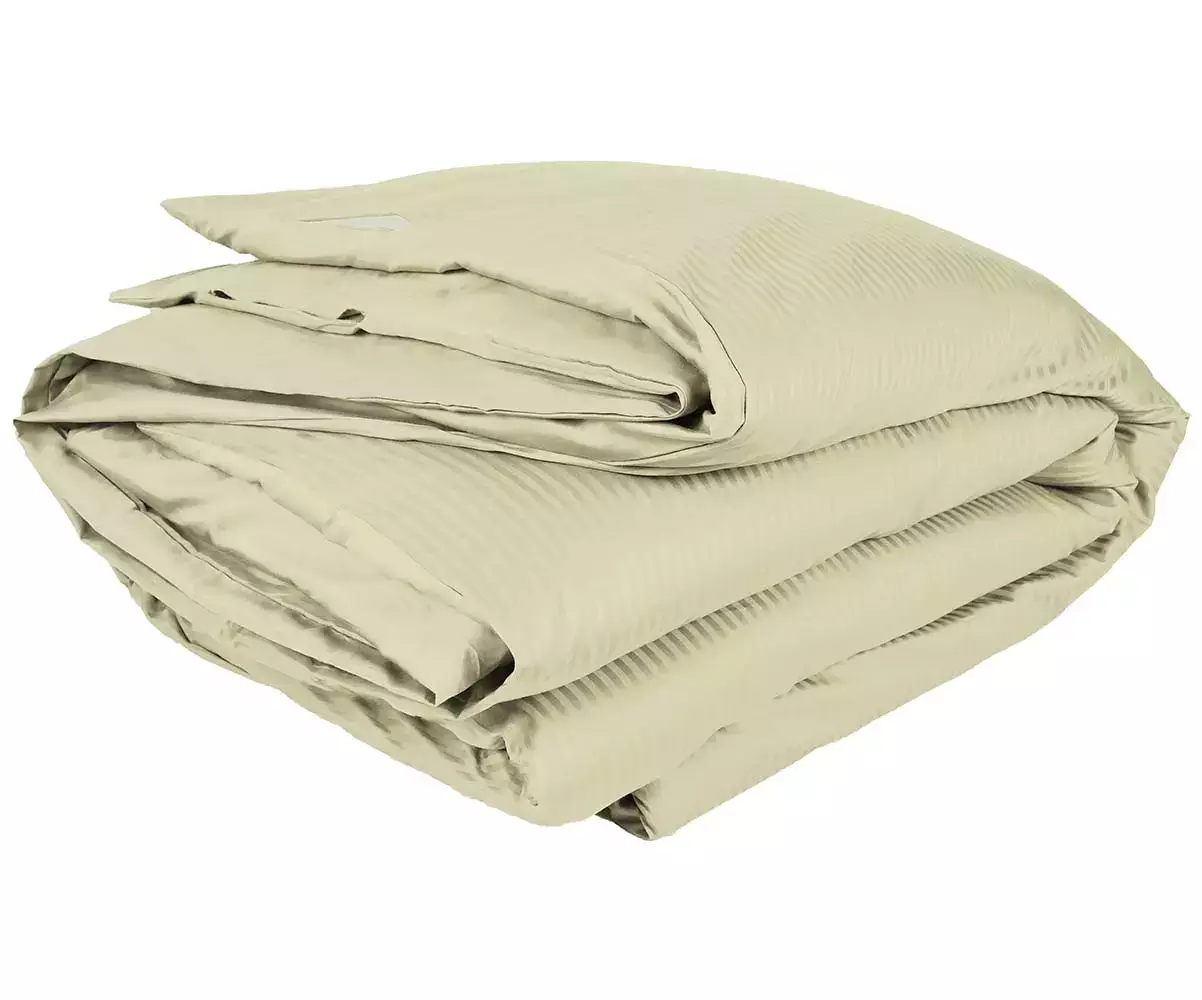 Housse de couette pliée écru Housse de couette pliée écru