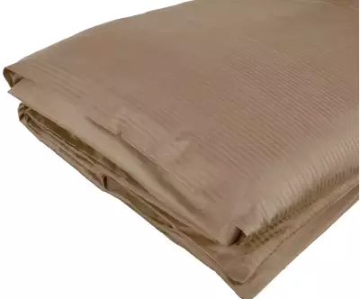 Housse de couette pliée taupe
