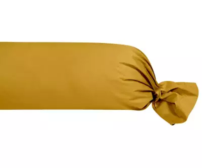 Taie de traversin Rondo moutarde