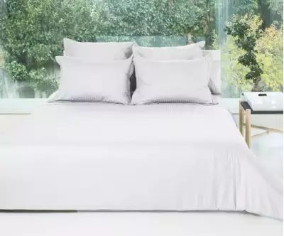 Ensemble taie de traversin blanc