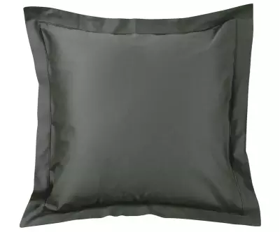 Taie d'oreiller gris anthracite