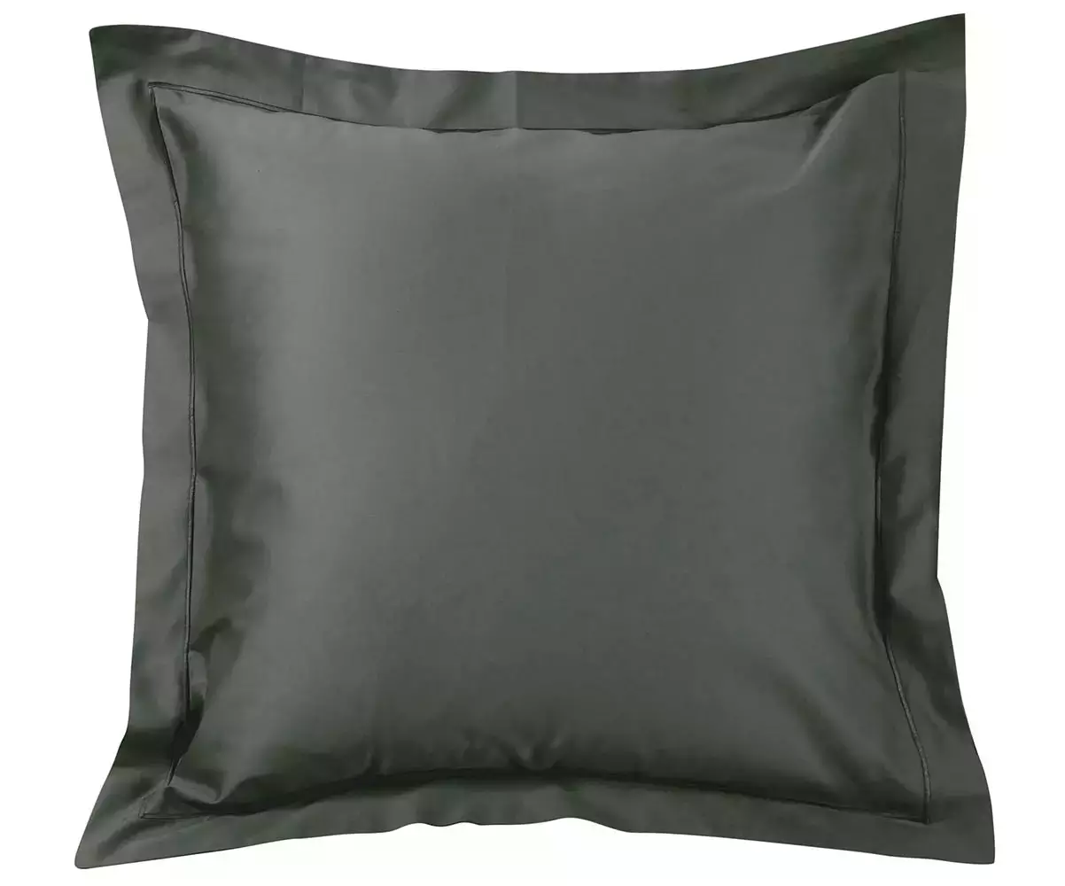 Taie d'oreiller gris anthracite Taie d'oreiller gris anthracite