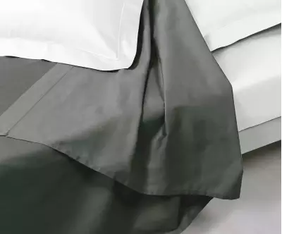 Drap plat gris anthracite