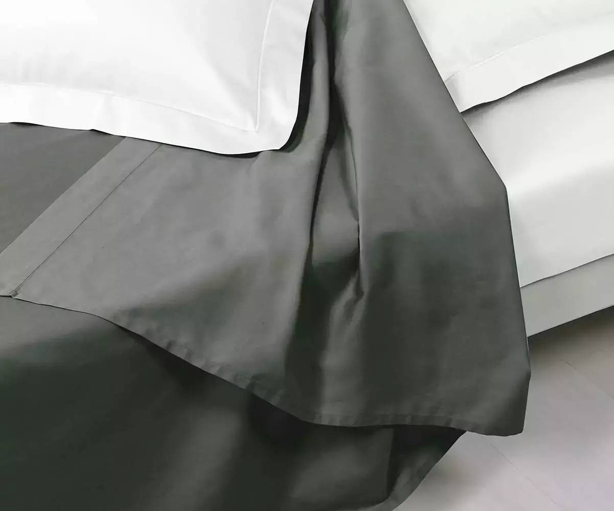 Drap plat gris anthracite Drap plat gris anthracite