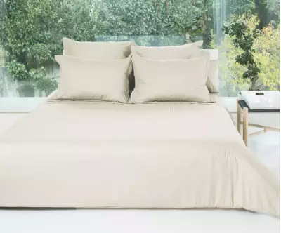 Drap plat écru