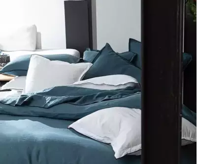 Taie d'oreiller Kivala bleu
