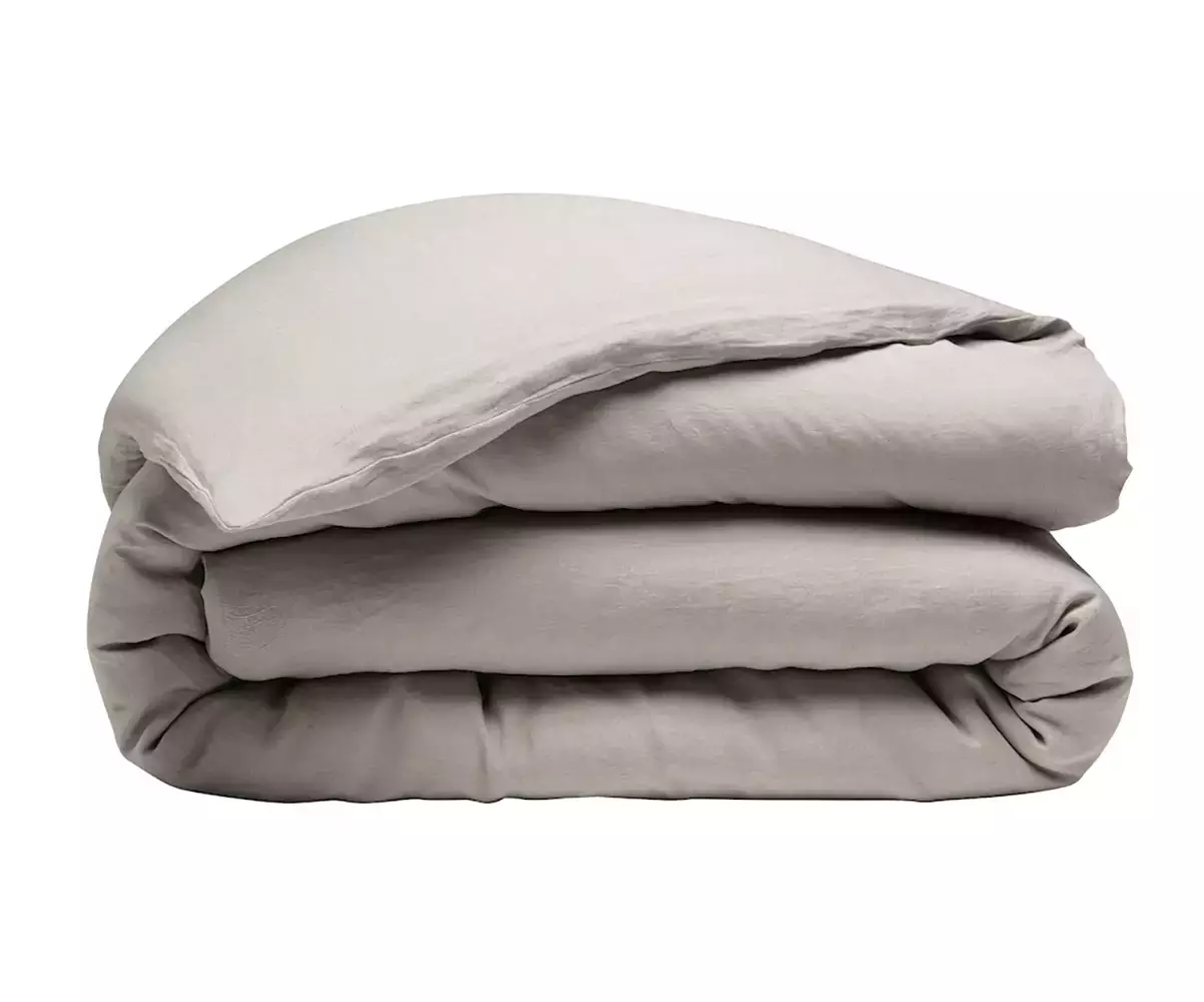 housse de couette lin lavé beige housse de couette lin lavé beige