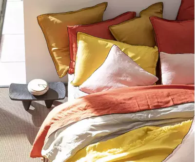 Housse de couette Kivala beige