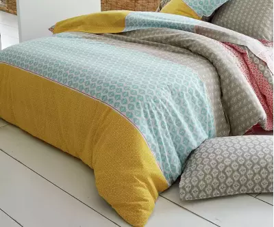 Housse de couette Rita jaune
