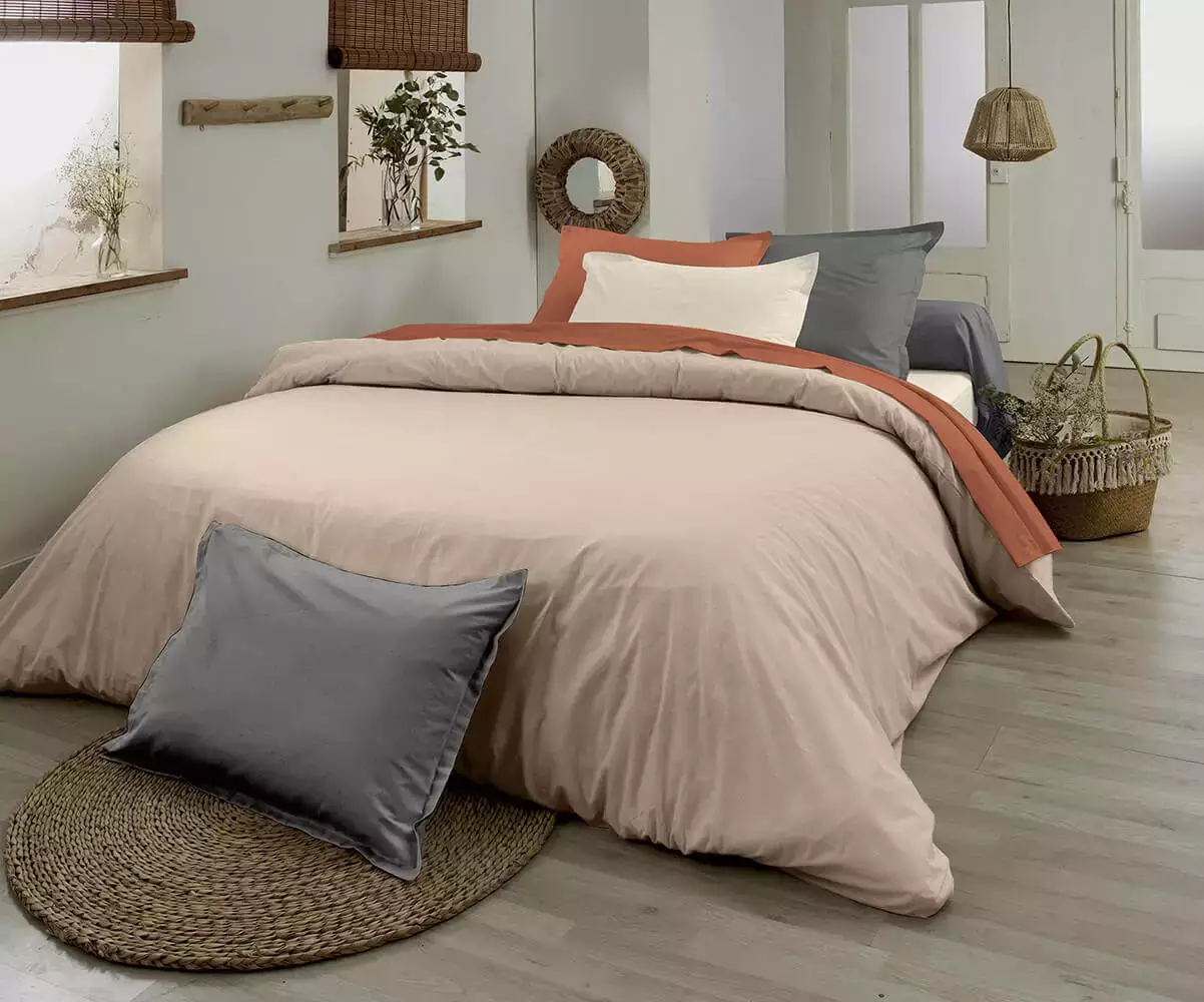 Drap plat Dalia Sienne Drap plat Dalia Sienne