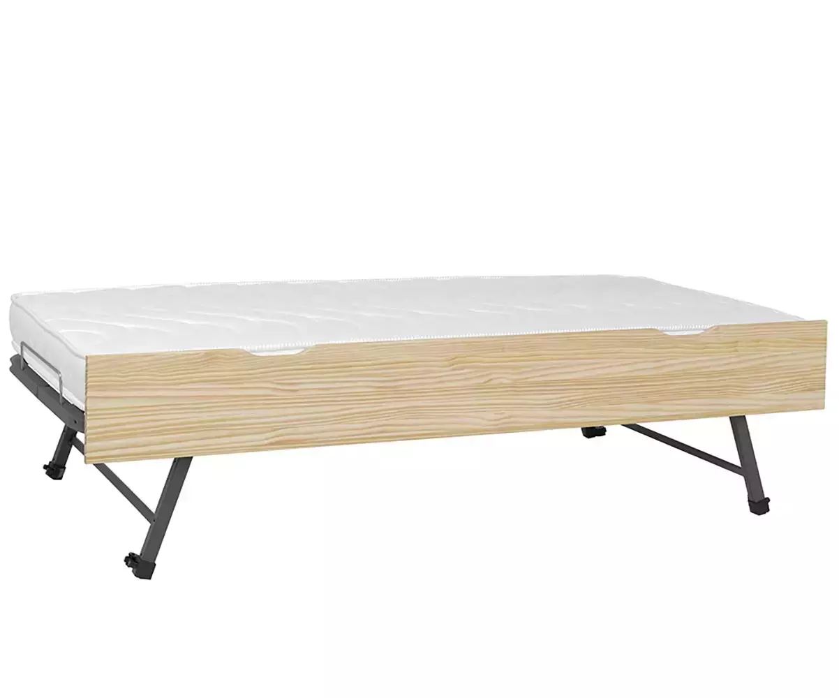Sommier gigogne brut (matelas en option) Sommier gigogne brut (matelas en option)