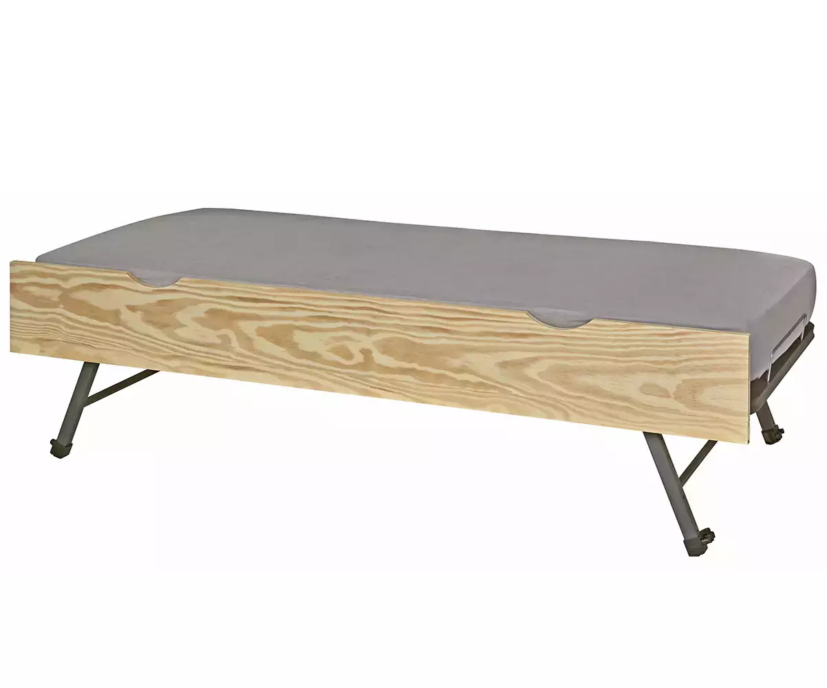 Sommier gigogne bois naturel Sommier gigogne bois naturel