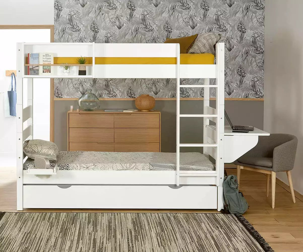 Pack li superposé Écrin haut avec matelas et sommier gigone Pack li superposé Écrin haut avec matelas et sommier gigone