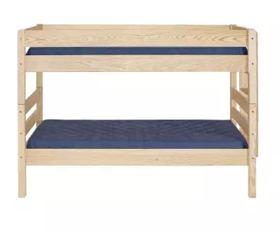 Lit superposé 2 couchages en bois