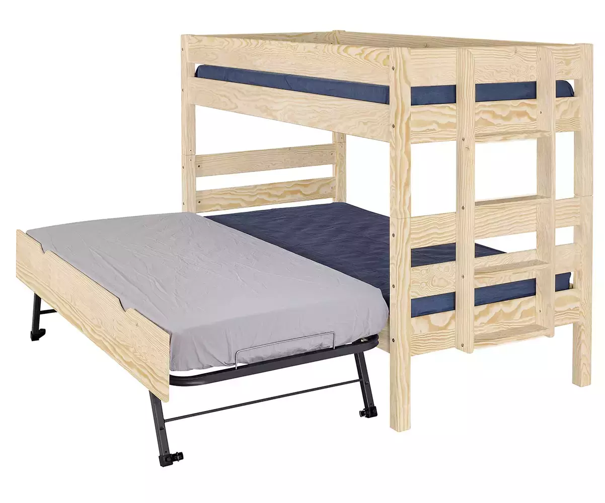 Sommier gigogne ouvert pour le lit superposé bas alto Sommier gigogne ouvert pour le lit superposé bas alto