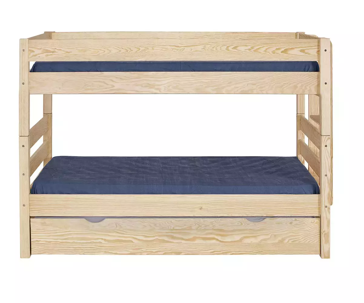 Lit superposé Alto bas avec sommier gigogne et matelas Lit superposé Alto bas avec sommier gigogne et matelas