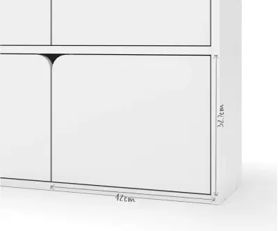 Dimensions porte Fairview blanche