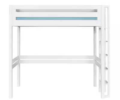 Lit mezzanine Adam avec bureau échelle petit côté