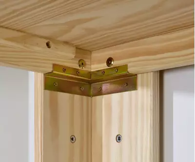 Pieds solides du lit mezzanine Palomar bois