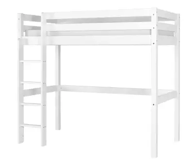 Lit mezzanine blanc Ted