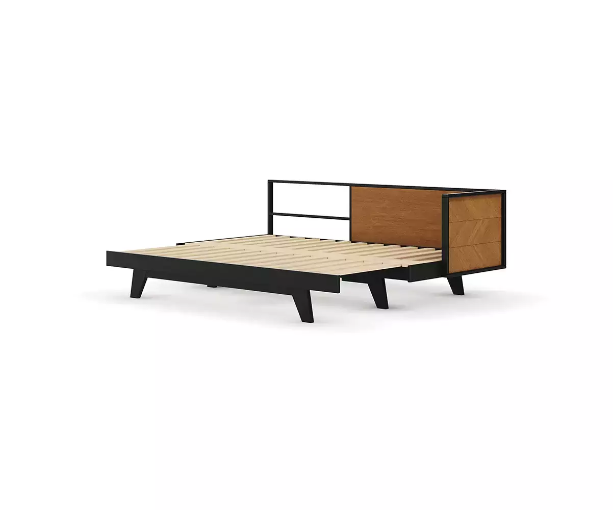 Lit gigogne banquette Farrel pour adulte Lit gigogne banquette Farrel pour adulte